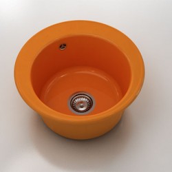 Мивка Classic 220, Polymer marble, 16 Оранж, с включен сифон - Кухня