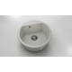 Кръгла мивка Vanguard 223, Polymer marble, 02 Полярен гранит , с включен сифон