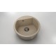 Кръгла мивка Vanguard 223, Polymer marble, 05 Капучино гранит , с включен сифон