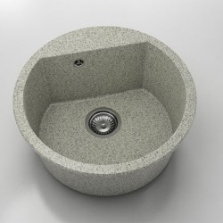 Кръгла мивка Vanguard 223, Granicite, 170 Milki Way, с включен сифон - FAT