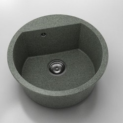 Кръгла мивка Vanguard 223, Granicite, 230 Rosetta Stone, с включен сифон - FAT