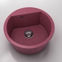 Кръгла мивка Vanguard 223, Granicite, 460 Violet, с включен сифон - FAT