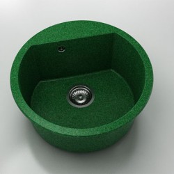 Кръгла мивка Vanguard 223, Granicite, 920 Granada, с включен сифон - FAT