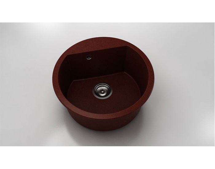 Кръгла мивка Vanguard 223, Granicite, 930 Volcano, с включен сифон