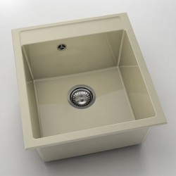 Мивка Vanguard 224, Polymer marble, 03 Жасмин, с включен сифон - FAT