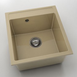 Мивка Vanguard 224, Polymer marble, 05 Капучино гранит, с включен сифон - FAT