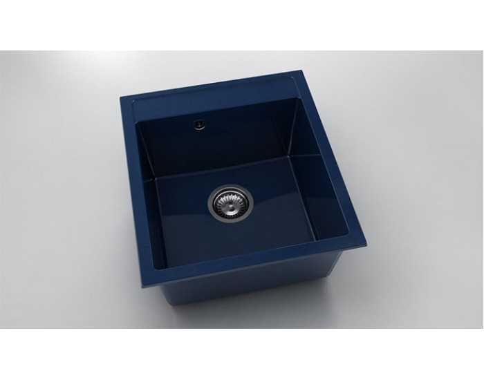 Мивка Vanguard 224, Polymer marble, 10 Син гранит, с включен сифон