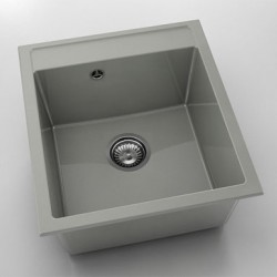 Мивка Vanguard 224, Polymer marble, 13 Инокс, с включен сифон - FAT