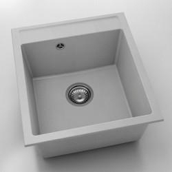 Мивка Vanguard 224, Fat Granite, 1005 Светлосив, с включен сифон - FAT