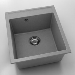 Мивка Vanguard 224, Fat Granite, 1007 Тъмносив, с включен сифон - FAT