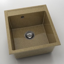 Мивка Vanguard 224, Granicite, 343 White Frappe, с включен сифон - FAT