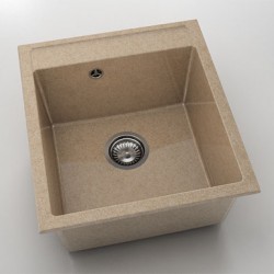 Мивка Vanguard 224, Granicite, 860 Pink pastel, с включен сифон - FAT