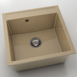 Мивка Vanguard 225, Polymer marble, 04 Розов оникс, с включен сифон - FAT