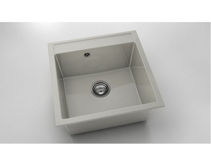 Мивка Vanguard 225, Polymer marble, 11 Сив гранит, с включен сифон