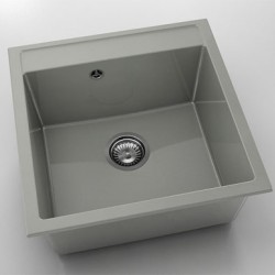 Мивка Vanguard 225, Polymer marble, 13 Инокс, с включен сифон - FAT