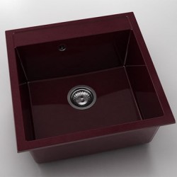 Мивка Vanguard 225, Polymer marble, 15 Кадифе, с включен сифон - FAT