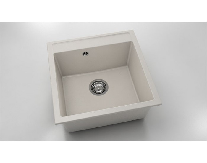 Мивка Vanguard 225, Fat Granite, 1002 Светлобежов, с включен сифон