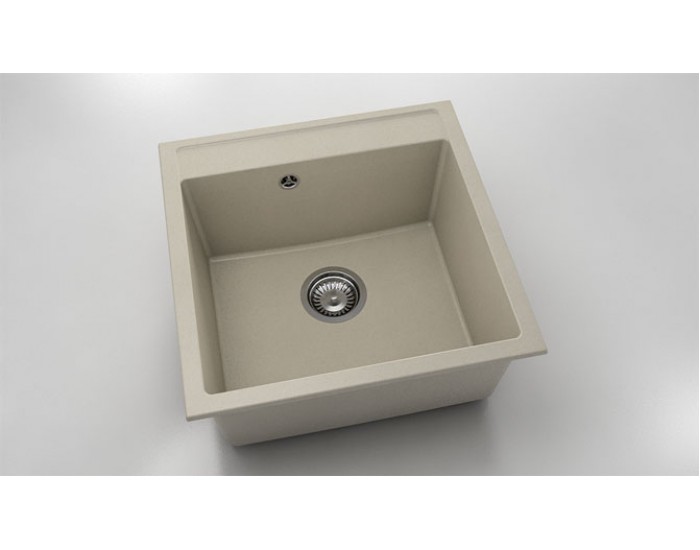 Мивка Vanguard 225, Fat Granite, 1004 Тъмнобежов, с включен сифон