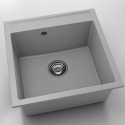 Мивка Vanguard 225, Fat Granite, 1006 Сив, с включен сифон - FAT