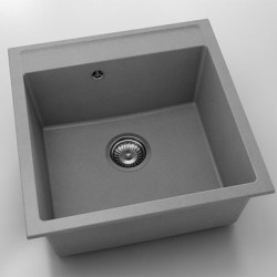 Мивка Vanguard 225, Fat Granite, 1007 Тъмносив, с включен сифон - FAT