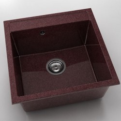 Мивка Vanguard 225, Granicite, 100 Bordo, с включен сифон - FAT