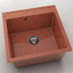 Мивка Vanguard 225, Granicite, 239 Dark selmon, с включен сифон - FAT