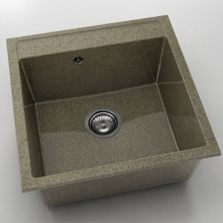 Мивка Vanguard 225, Granicite, 330 Walnut Toffee, с включен сифон - FAT