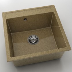 Мивка Vanguard 225, Granicite, 343 White Frappe, с включен сифон - FAT