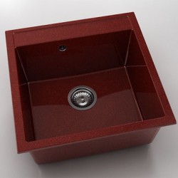 Мивка Vanguard 225, Granicite, 530 Firebrick, с включен сифон - FAT