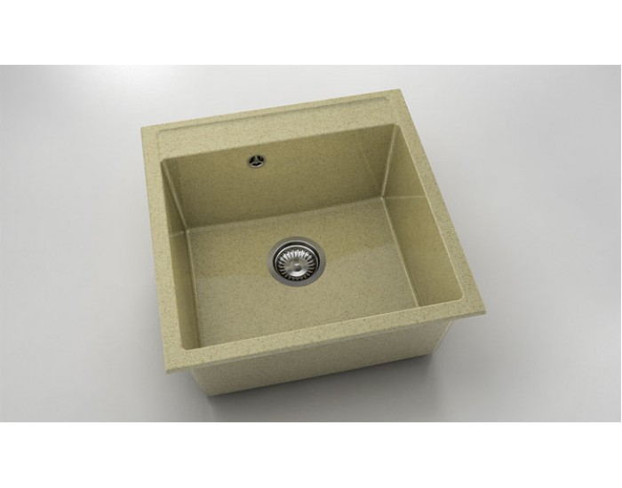 Мивка Vanguard 225, Granicite, 879 Cocoa cream, с включен сифон