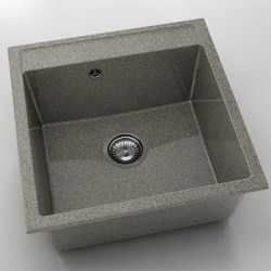 Мивка Vanguard 225, Granicite, 940 Space Gray, с включен сифон - FAT