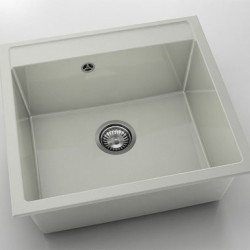 Мивка Vanguard 226, Polymer marble, 02 Полярен гранит, с включен сифон  - FAT