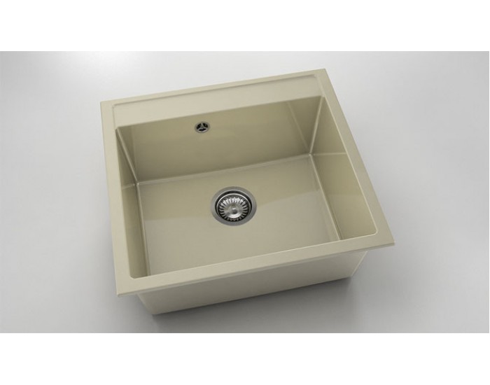 Мивка Vanguard 226, Polymer marble, 03 Жасмин, с включен сифон