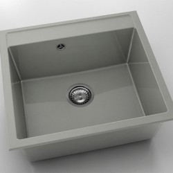 Мивка Vanguard 226, Polymer marble, 13 Инокс, с включен сифон  - FAT