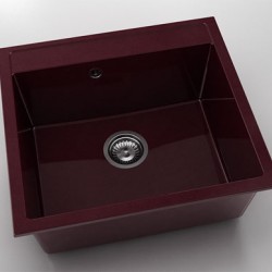 Мивка Vanguard 226, Polymer marble, 15 Кадифе, с включен сифон  - FAT