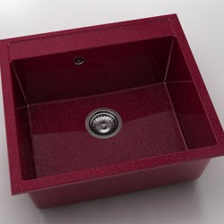 Мивка Vanguard 226, Polymer marble, 20 Сребрист виолет, с включен сифон  - FAT