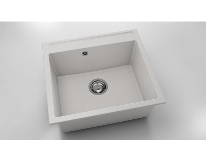 Мивка Vanguard 226, Fat Granite, 1001 бял, с включен сифон