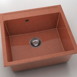 Мивка Vanguard 226, Granicite, 239 Dark selmon, с включен сифон - FAT