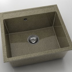 Мивка Vanguard 226, Granicite, 330 Walnut Toffee, с включен сифон - FAT