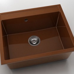 Мивка Vanguard 227, Polymer marble, 07 Азалия, с включен сифон - FAT