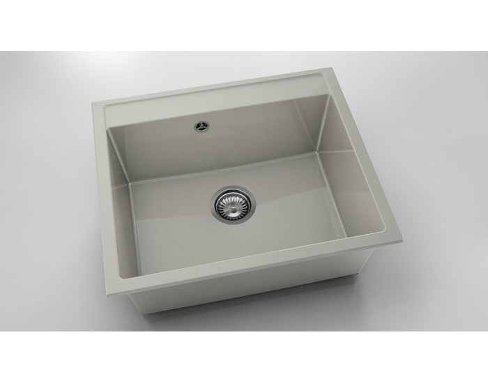 Мивка Vanguard 227, Polymer marble, 11 Сив гранит, с включен сифон