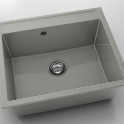 Мивка Vanguard 227, Polymer marble, 13 Инокс, с включен сифон - FAT