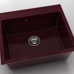 Мивка Vanguard 227, Polymer marble, 15 Кадифе, с включен сифон - FAT