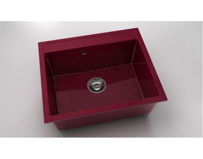 Мивка Vanguard 227, Polymer marble, 20 Сребрист виолет, с включен сифон