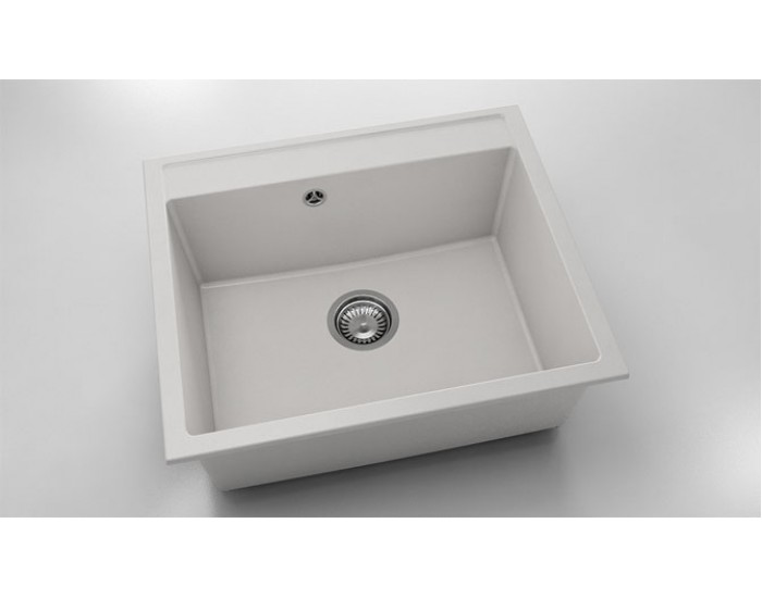 Мивка Vanguard 227, Fat Granite, 1001 бял, с включен сифон