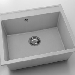 Мивка Vanguard 227, Fat Granite, 1005 Светлосив, с включен сифон - FAT