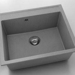 Мивка Vanguard 227, Fat Granite, 1007 Тъмносив, с включен сифон - FAT