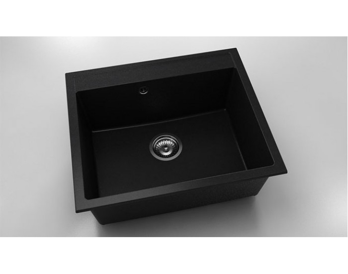 Мивка Vanguard 227, Fat Granite, 1008 Черен металик, с включен сифон