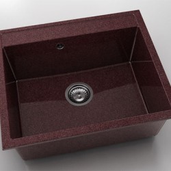 Мивка Vanguard 227, Granicite, 100 Bordo, с включен сифон - FAT