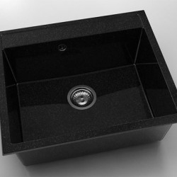 Мивка Vanguard 227, Granicite, 422 Galaxy Black, с включен сифон - FAT